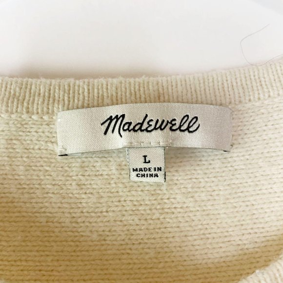 Madewell Villagrove Sweater Tank in Bright Ivory - Picture 4 of 6